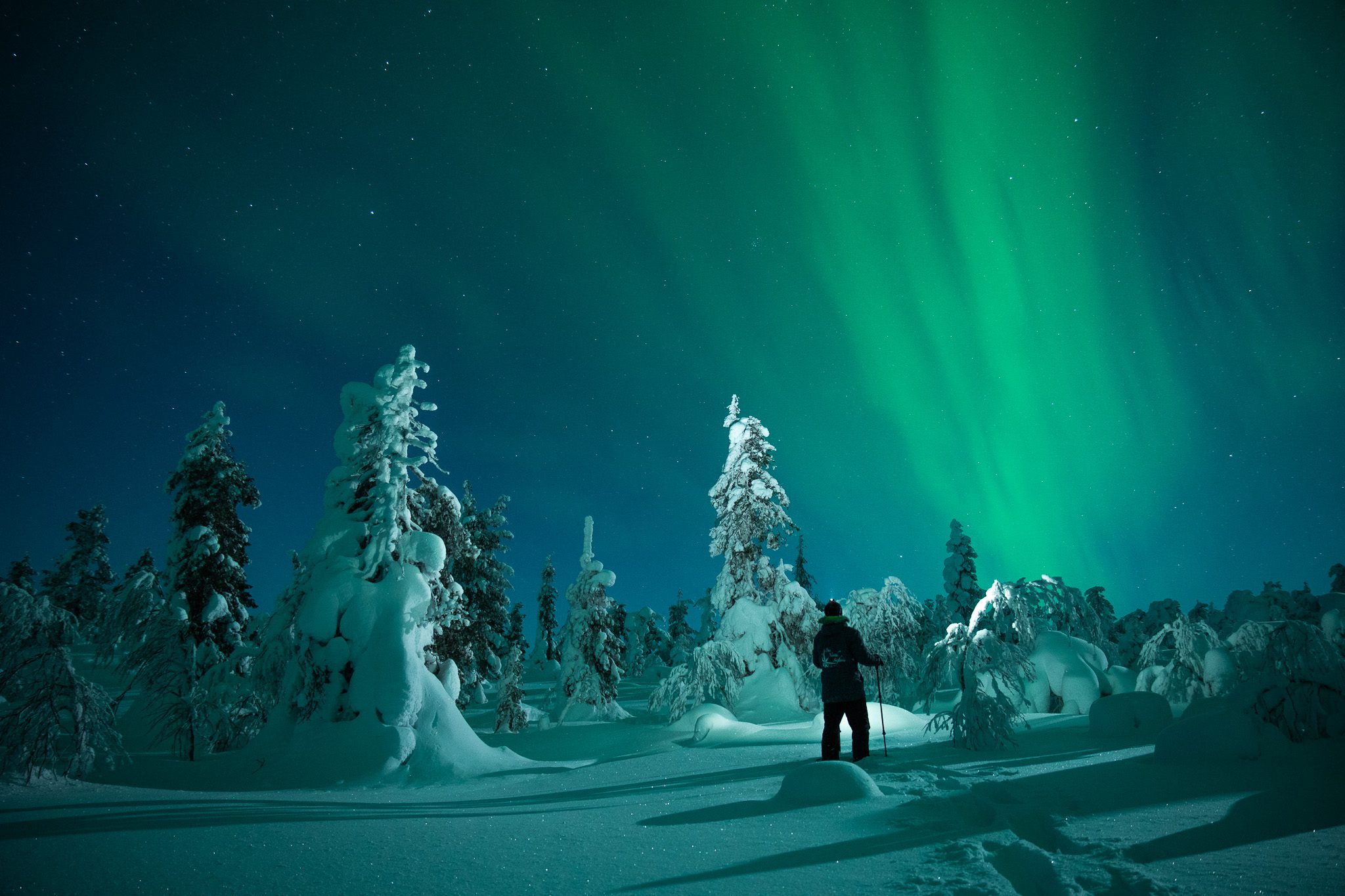 lapland yllasjarvi northern lights